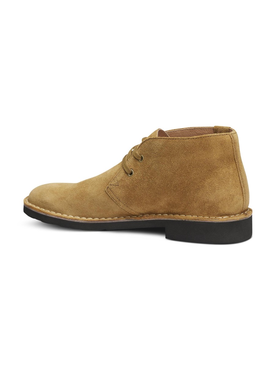 Manner Polo Ralph Lauren Men Boots & Bottinen | Schnurschuh Cognac