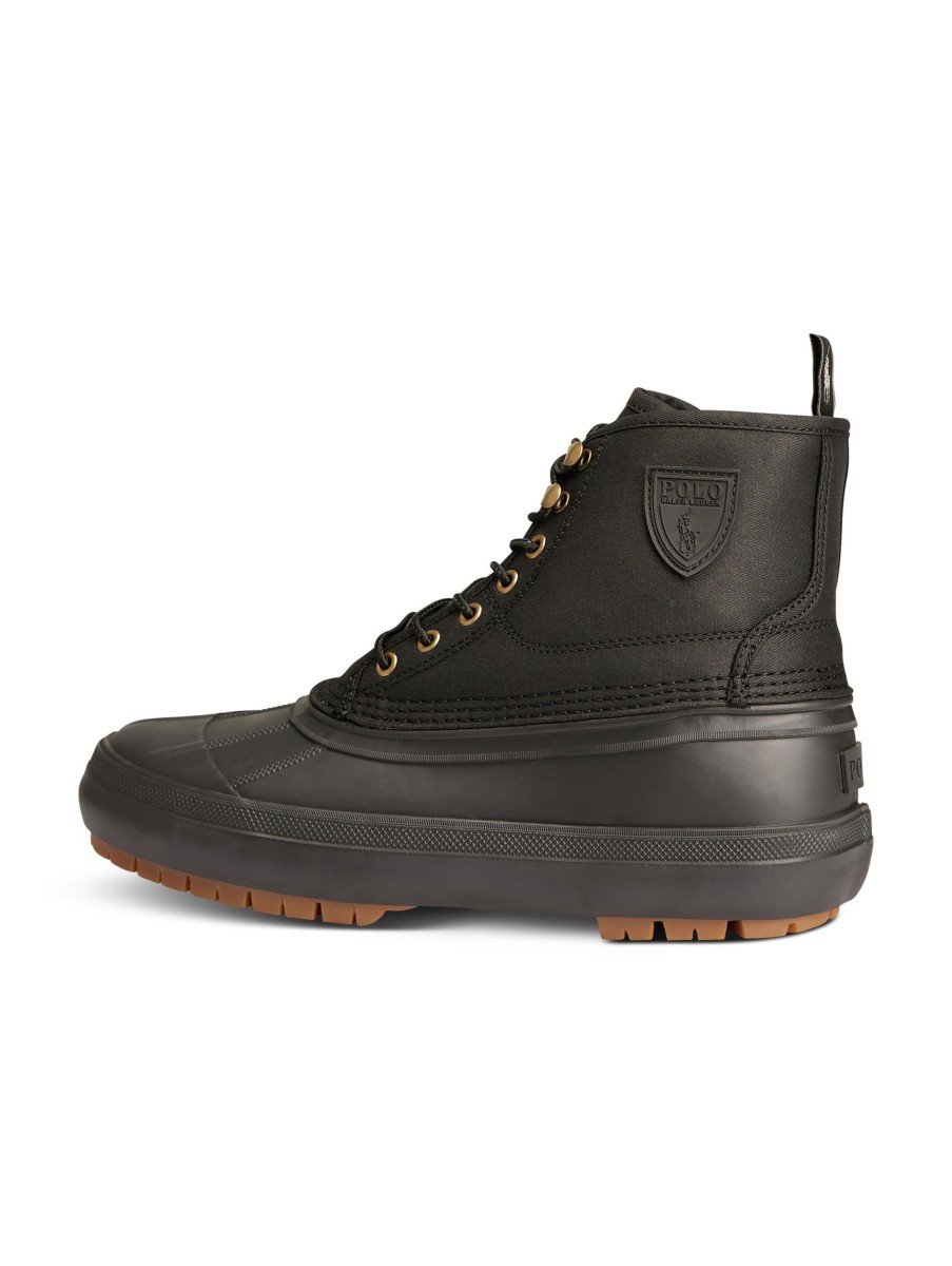 Manner Polo Ralph Lauren Men Boots & Bottinen | Schnurstiefel Schwarz