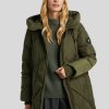 Frauen Mos Mosh Jacken | Gesteppte Winterjacke Aimee Dunkelgrun