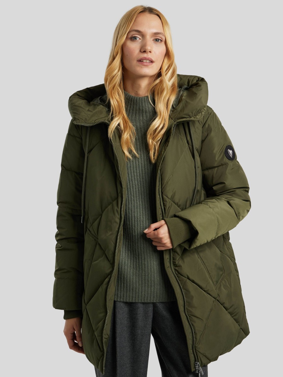 Frauen Mos Mosh Jacken | Gesteppte Winterjacke Aimee Dunkelgrun