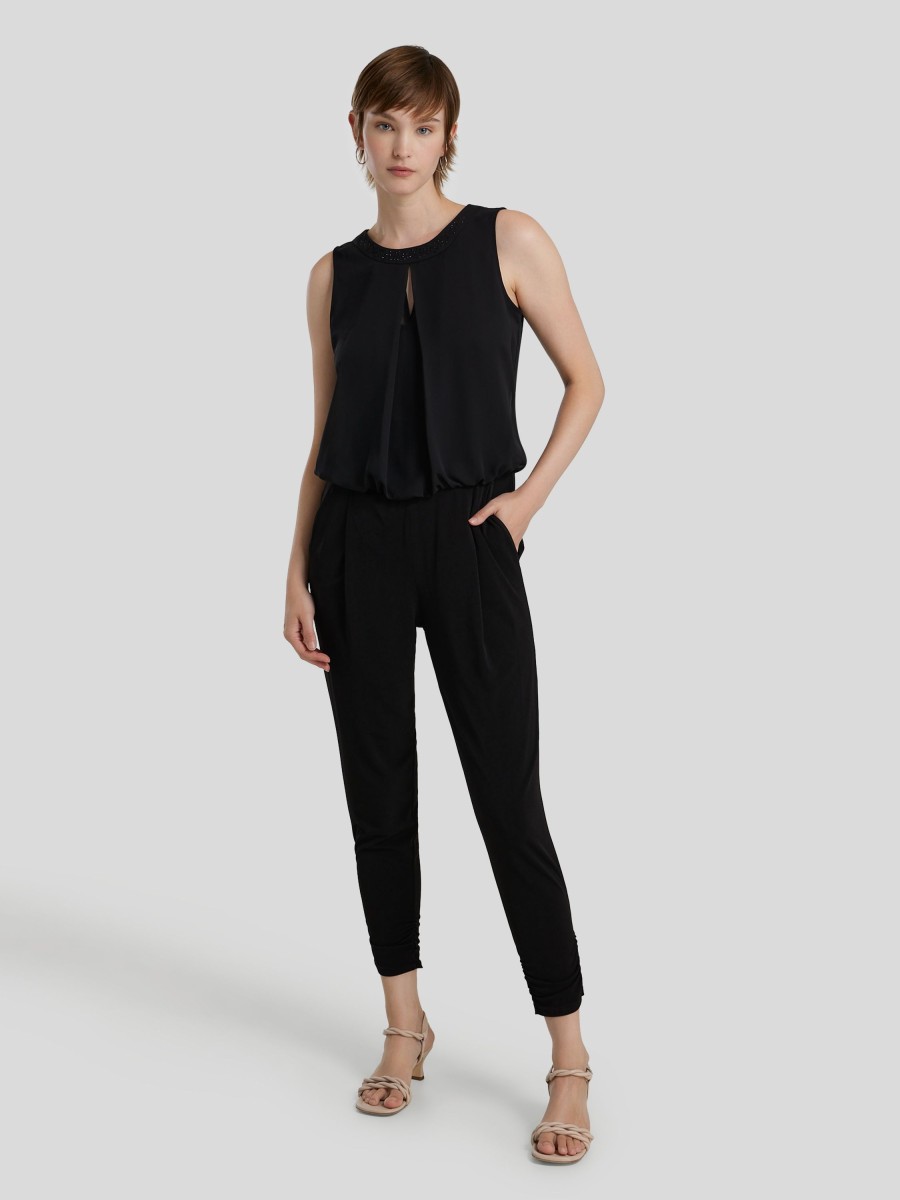 Frauen Vera Mont Overalls & Jumpsuits | Overall Schwarz