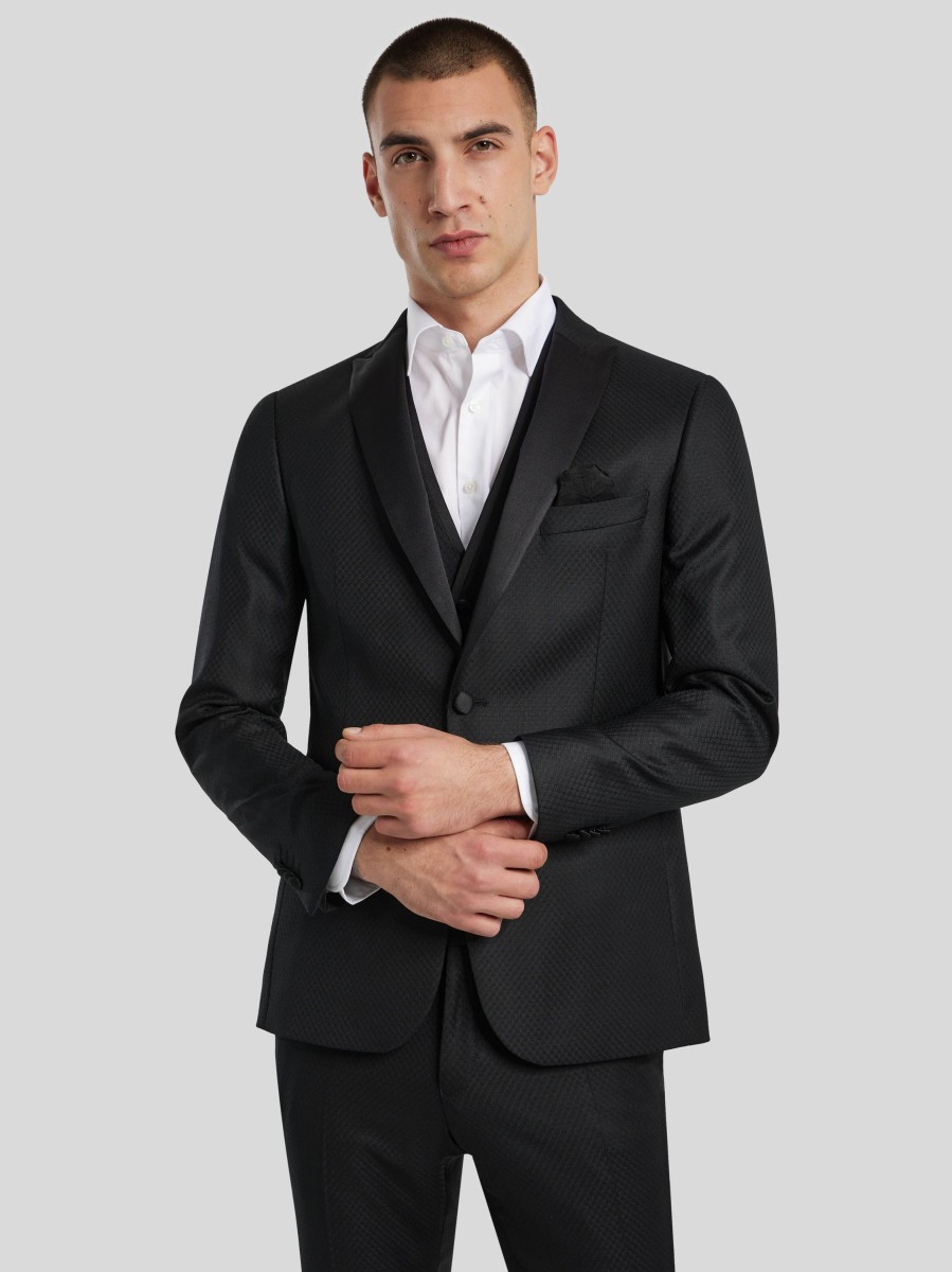 Manner Paul Kehl Anzuge | Anzug 3-Teilig Im Tailored Fit Schwarz