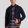 Manner Tommy Hilfiger Hoodies & Sweatshirts | Sweatjacke Marine