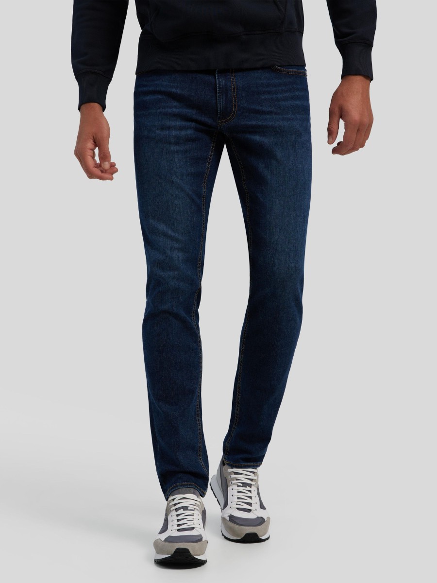 Manner Brax Jeans | Jeans Im Slim Fit Chuck Dark Denim