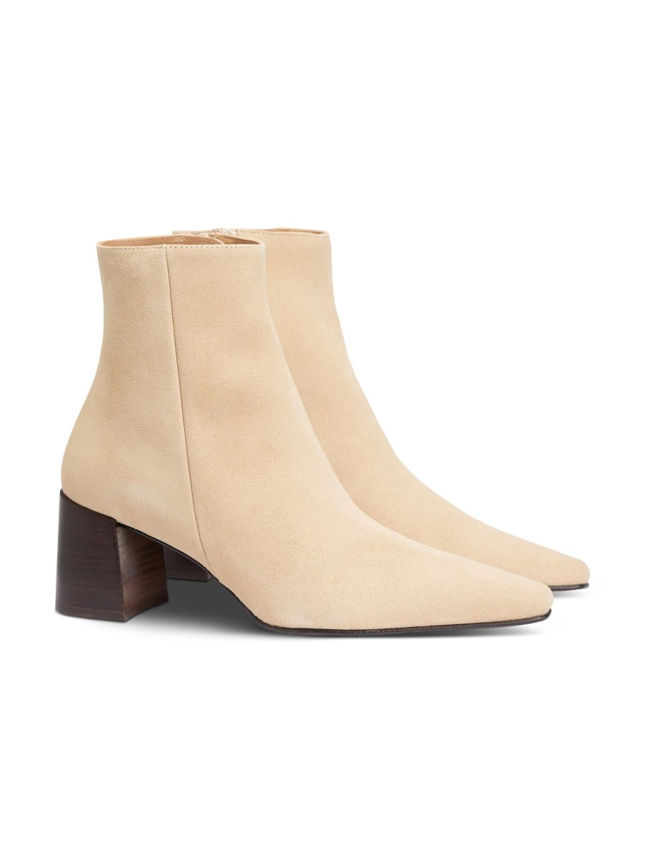 Frauen Flattered Boots & Stiefeletten | Stiefelette Beige