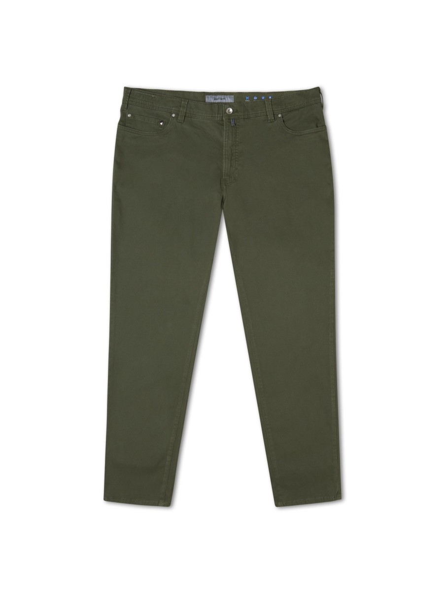 Manner Pierre Cardin Grosse Grossen | Hose Im Tapered Fit Lyon Grun