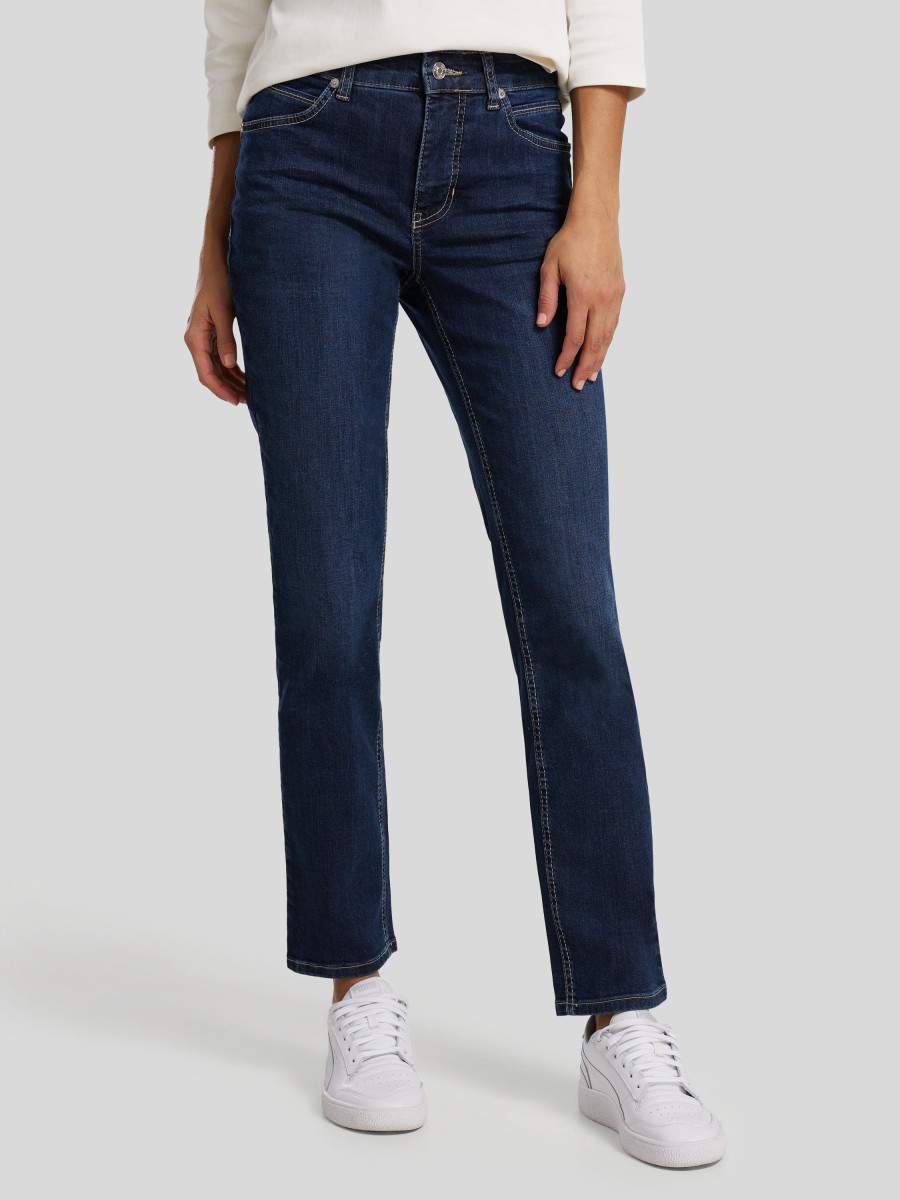 Frauen Mac Jeans | Jeans Im Slim Fit Melanie Indigo