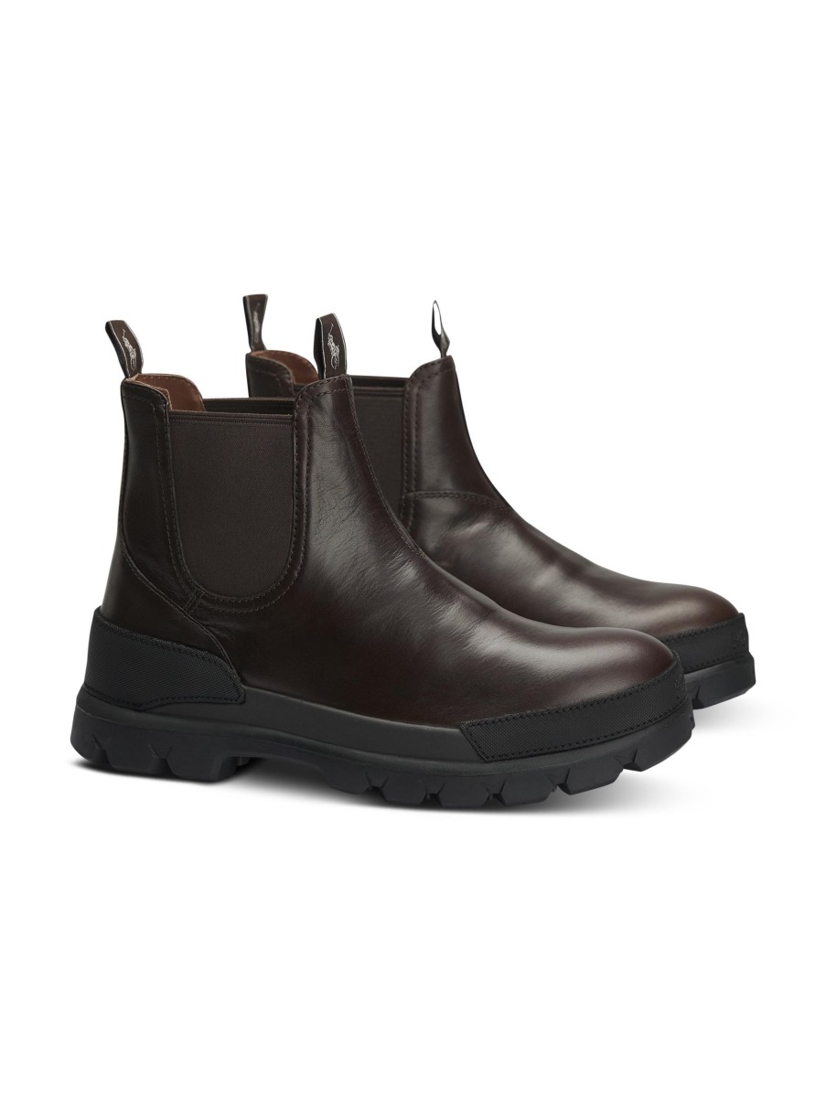 Manner Polo Ralph Lauren Men Boots & Bottinen | Chelsea Boot Braun