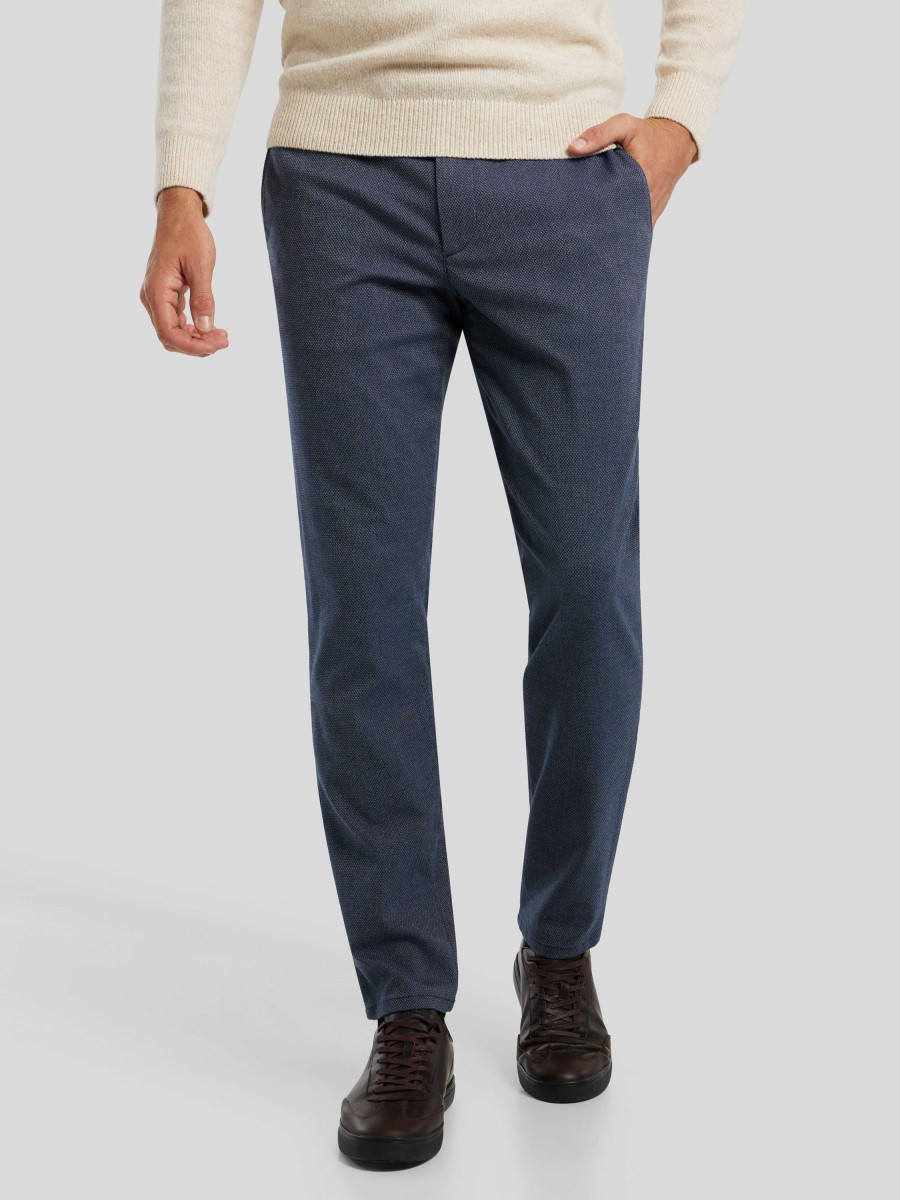 Manner Alberto Hosen | Hose Im Tapered Fit Steve Mittelblau