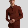 Manner BOSS Men Polo-Shirts | Langarm Poloshirt Rost