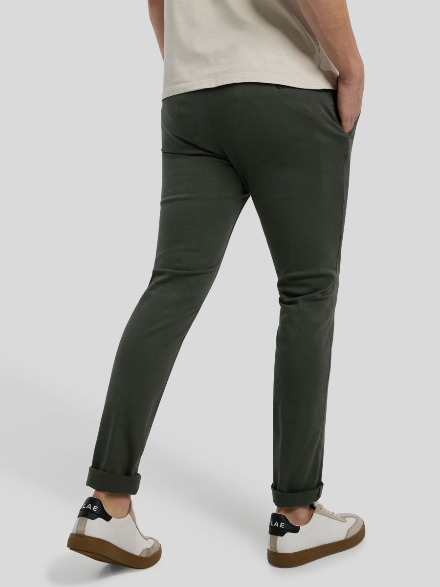 Manner Replay Hosen | Chino Im Slim Fit Zeumar Oliv