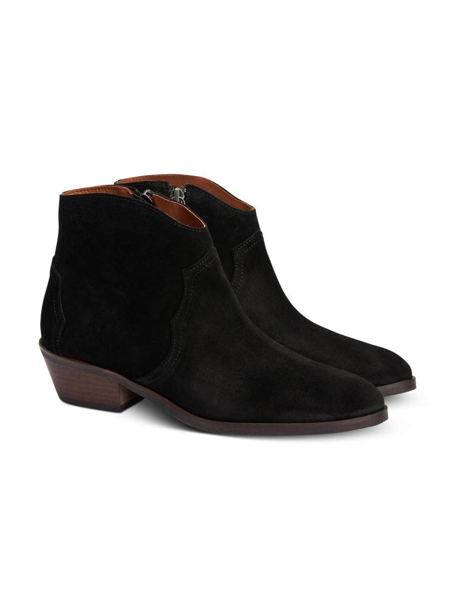 Frauen Anonymous Copenhagen Boots & Stiefeletten | Ankle Boot Fiona 35 Schwarz