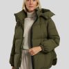 Frauen Save the Duck Jacken | Steppjacke Aida Oliv