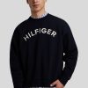 Manner Tommy Hilfiger Hoodies & Sweatshirts | Sweatshirt Mit Logo Marine