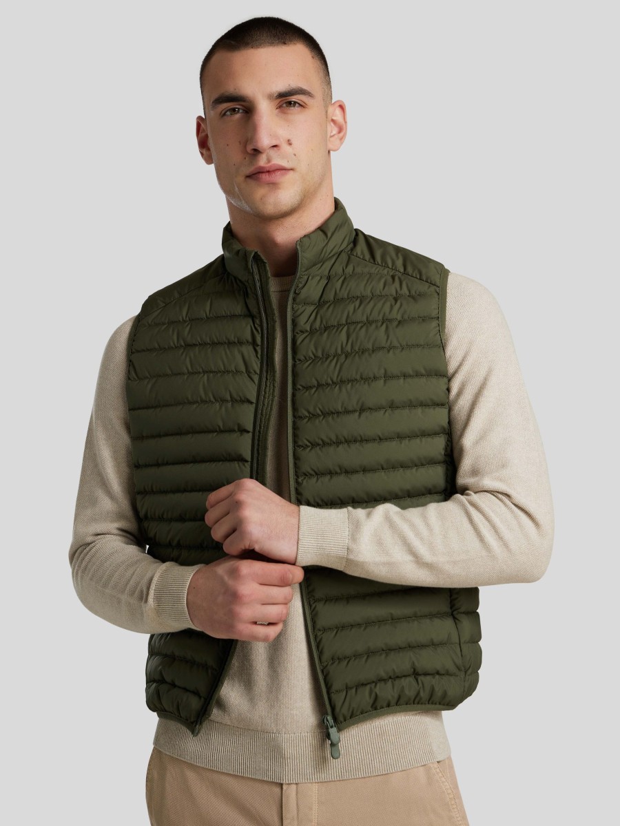 Manner Save the Duck Gilets & Westen | Leichte Steppweste Oliv