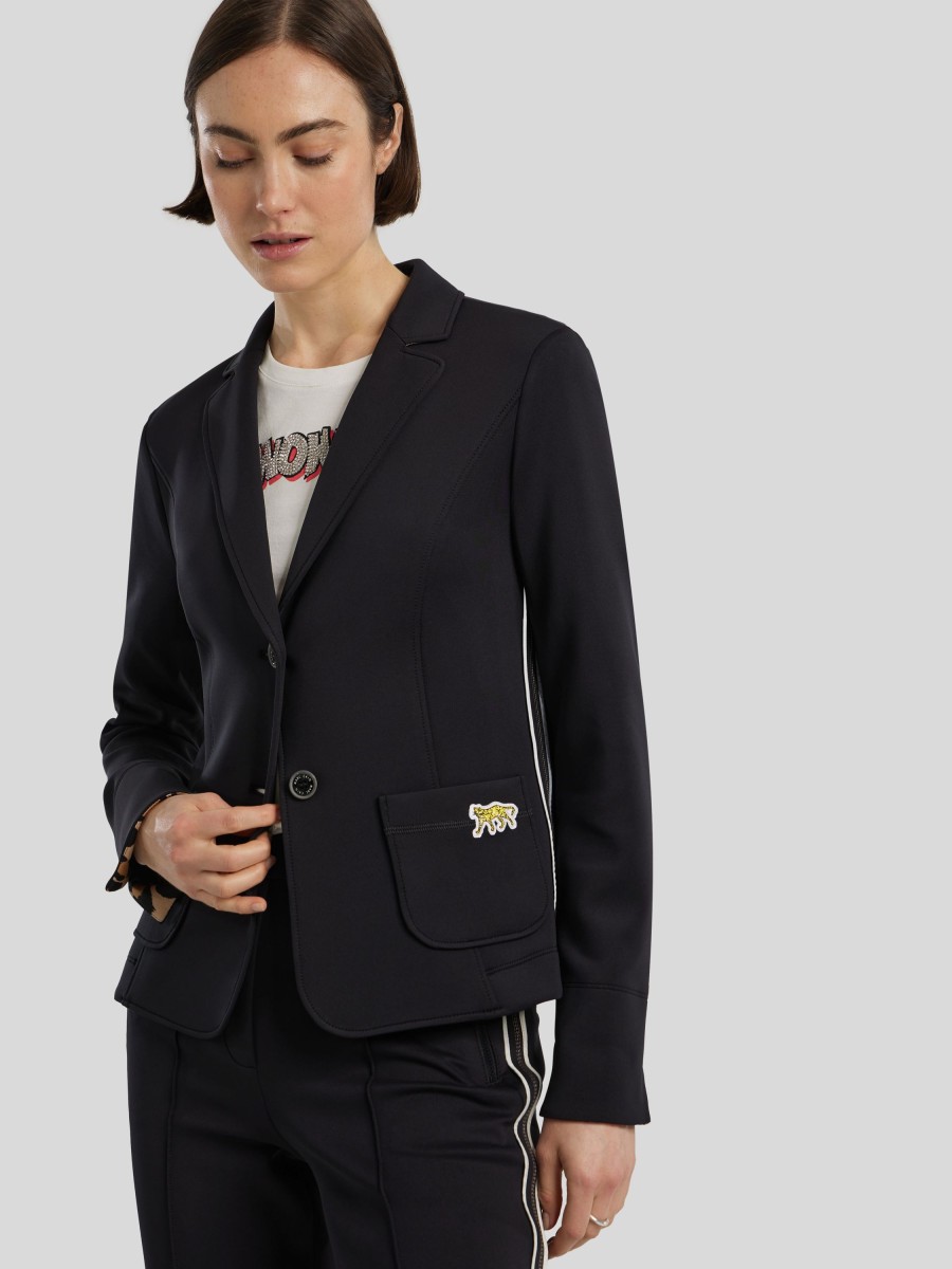 Frauen Marc Cain Blazer | Sportlicher Blazer Schwarz