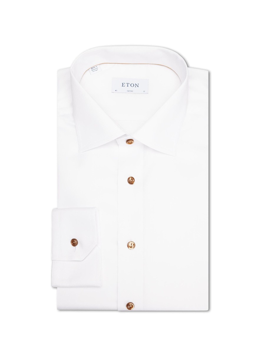 Manner Eton Grosse Grossen | Hemd Im Classic Fit Weiss