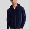 Manner Polo Ralph Lauren Men Hoodies & Sweatshirts | Sweatjacke Aus Ripp-Samt Marine