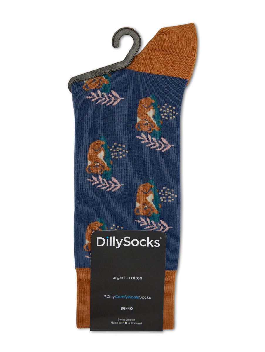 Frauen Dilly Socks Wasche & Loungewear | Socken Comfy Koala Marine