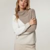 Frauen Monari Pullover & Strick | Strickpullover Beige