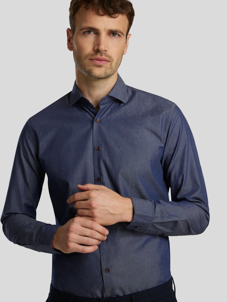 Manner Paul Hemden | Hemd Im Extra Slim Fit Marine