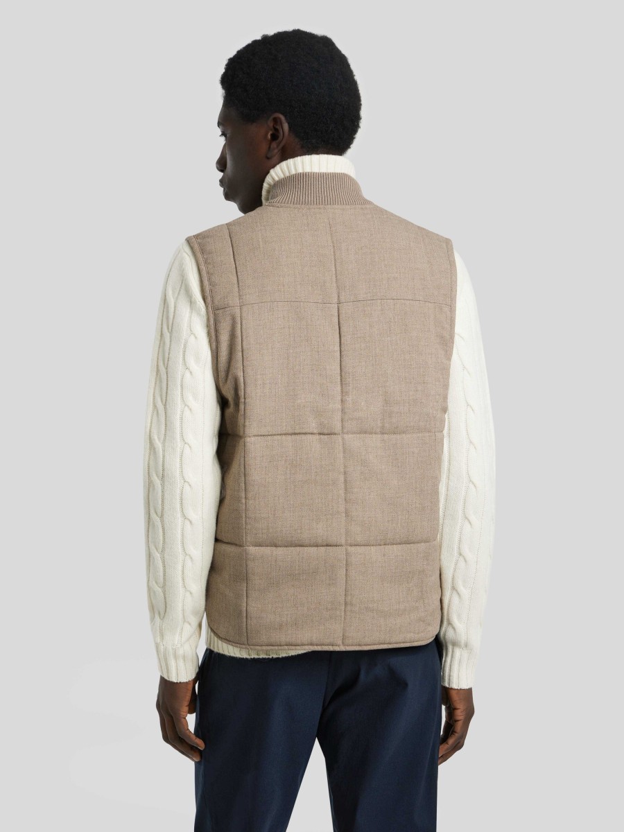 Manner LES DEUX Gilets & Westen | Gilet Beige