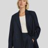 Frauen Scotch & Soda Women Blazer | Blazer In Nadelstreifen Marine