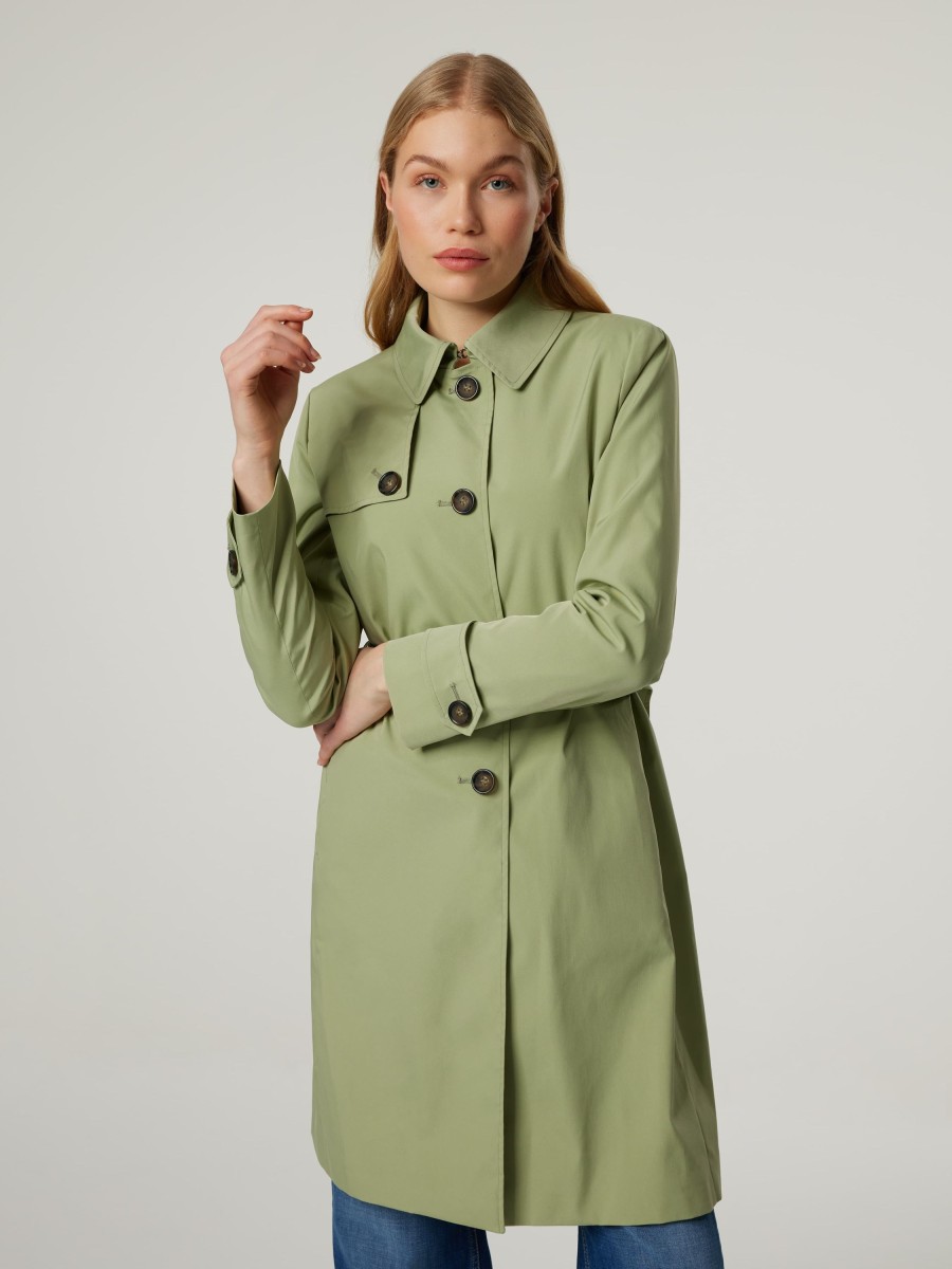 Frauen Cinzia Rocca Mantel | Trenchcoat Mint