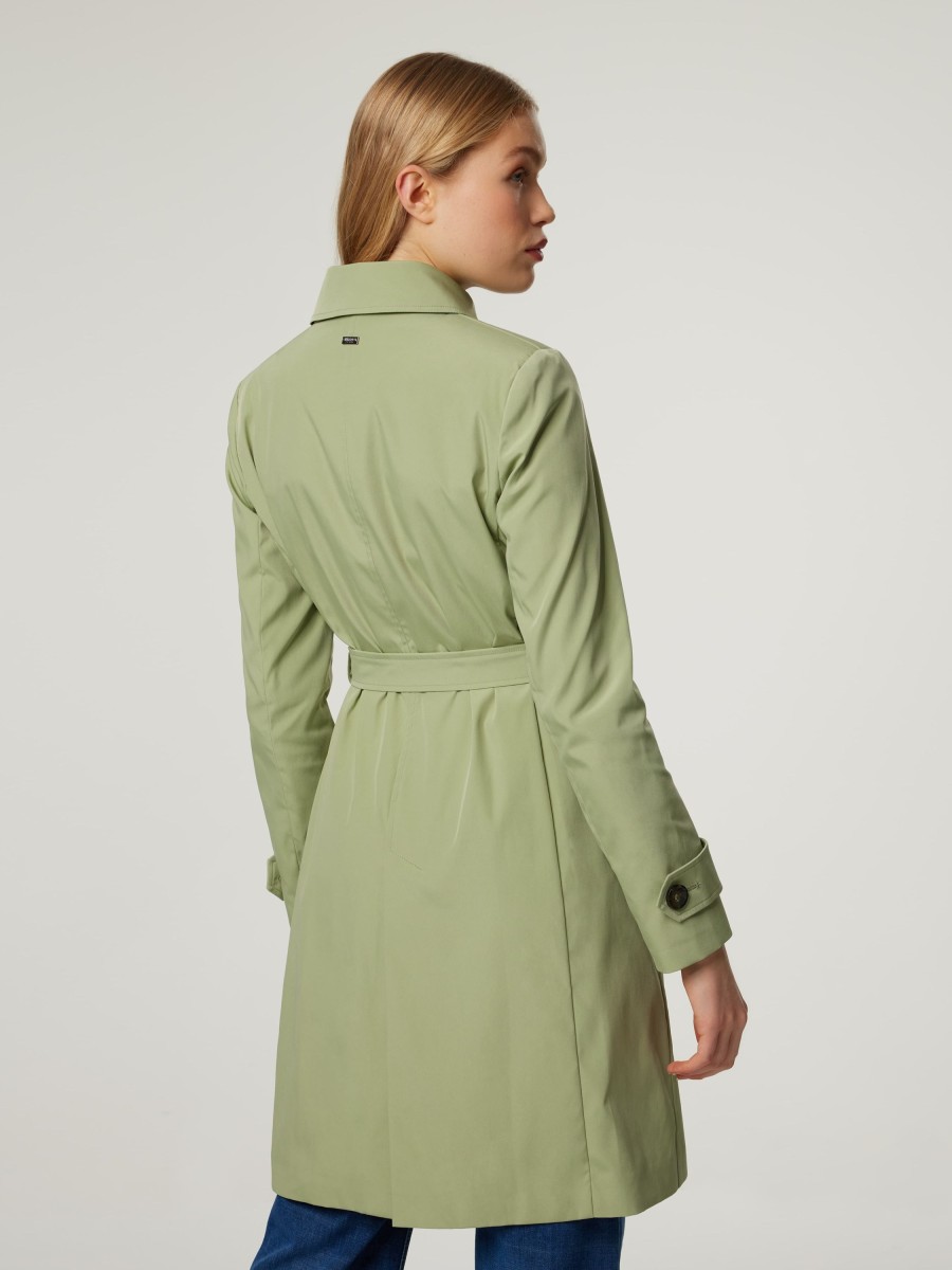 Frauen Cinzia Rocca Mantel | Trenchcoat Mint