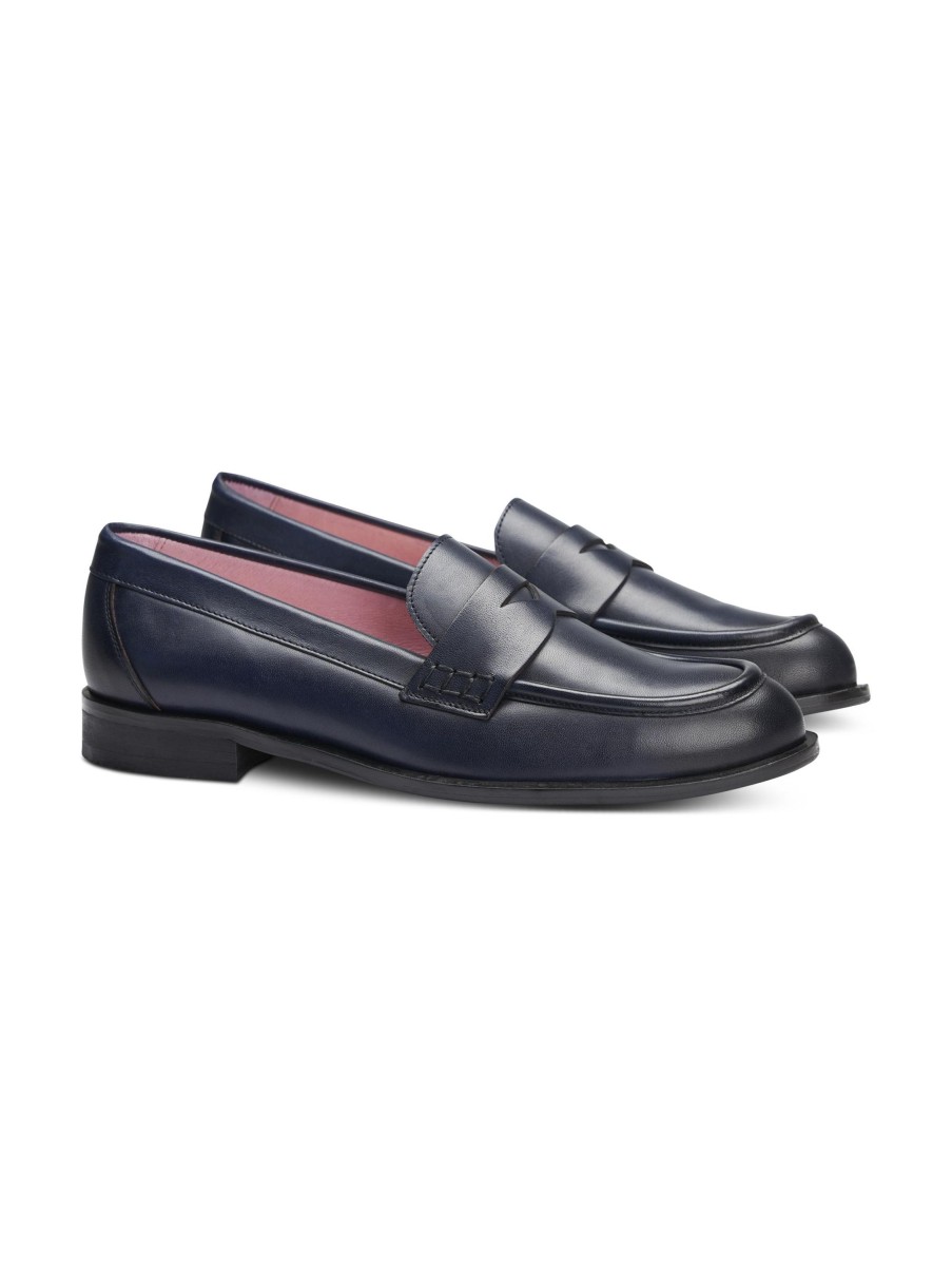 Frauen Castellano Halbschuhe | Loafer Marine