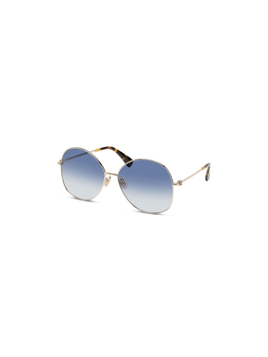 Frauen Max Mara Studio Sonnenbrillen | Sonnenbrille Gold