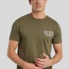 Manner Gant T-Shirts & Shirts | T-Shirt Mit Logo Oliv