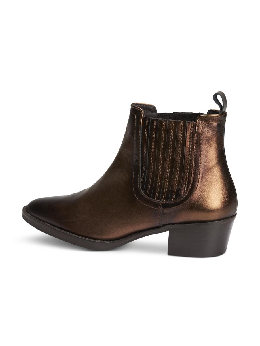 Frauen Pedro Miralles Boots & Stiefeletten | Cowboy Stiefelette Bronze