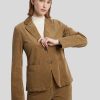 Frauen Marc O Blazer | Blazer Aus Babycord Hellbraun