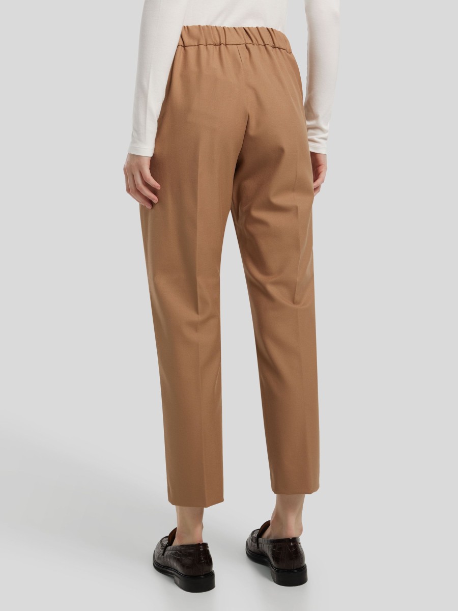 Frauen iBlues Anzuge | Hose Pianta Camel