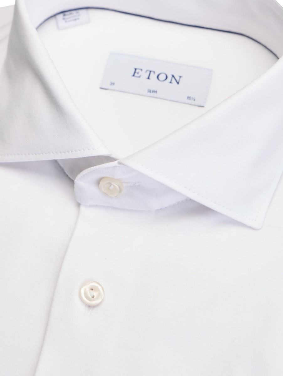 Manner Eton Hemden | Hemd Im Slim Fit Weiss