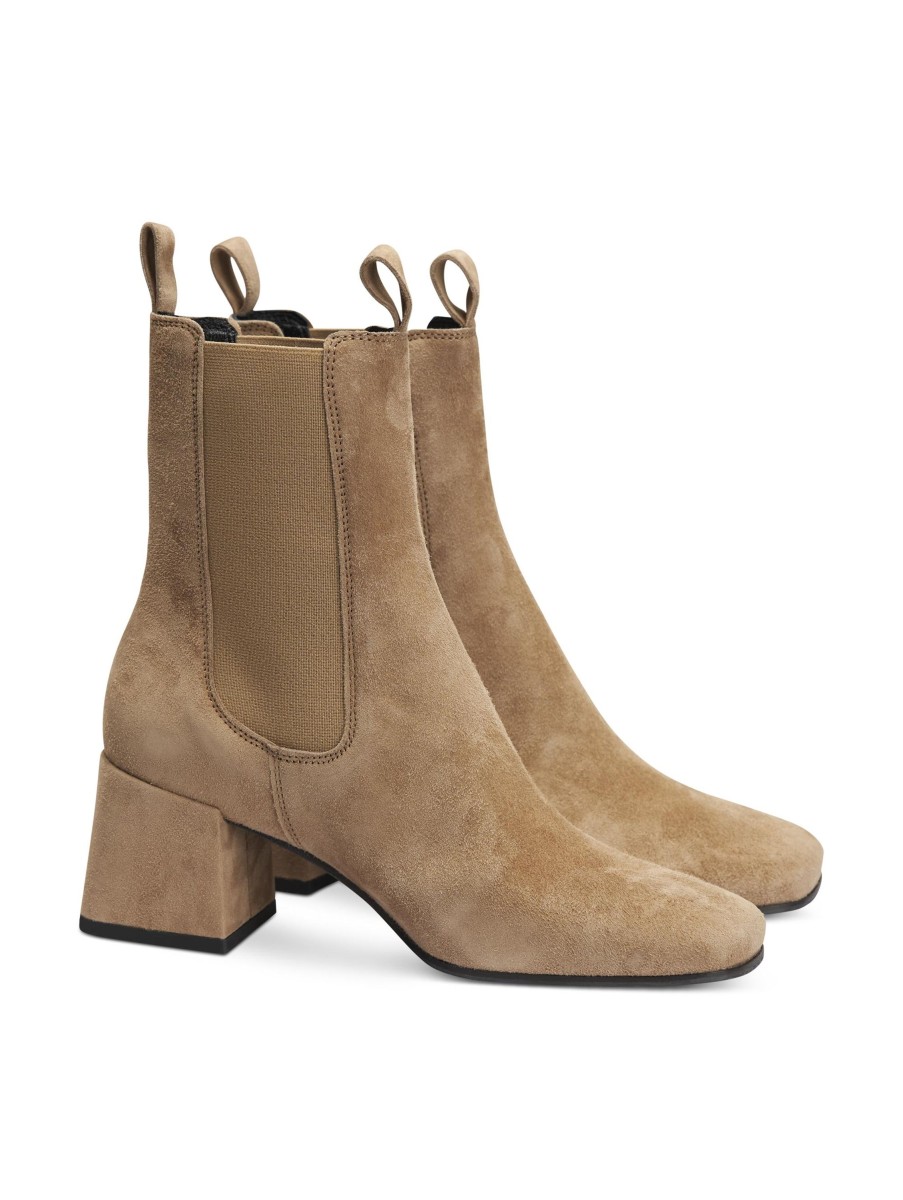 Frauen Kennel&Schmenger Boots & Stiefeletten | Stiefelette Beige