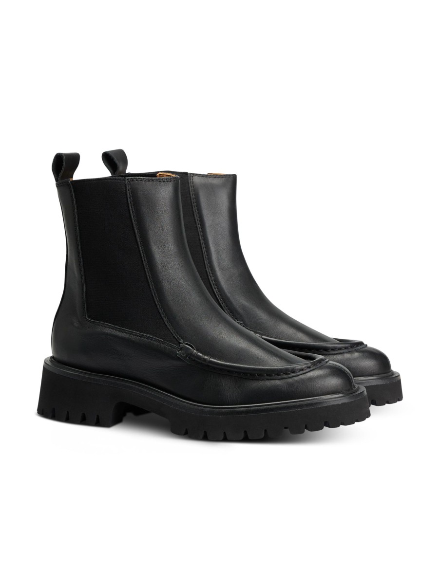 Frauen Pedro Miralles Boots & Stiefeletten | Chelsea Boots Schwarz