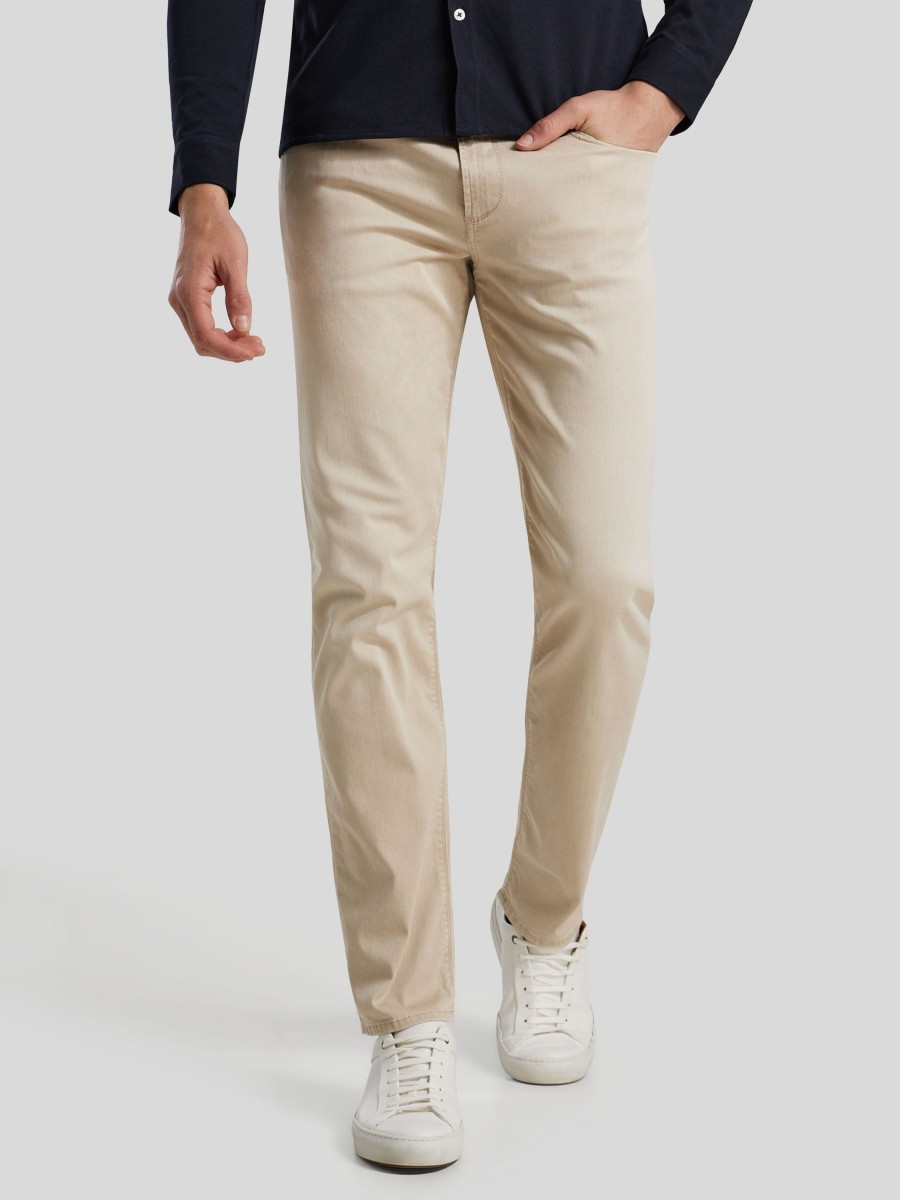 Manner Alberto Jeans | Jeans Im Regular Fit Pipe Beige