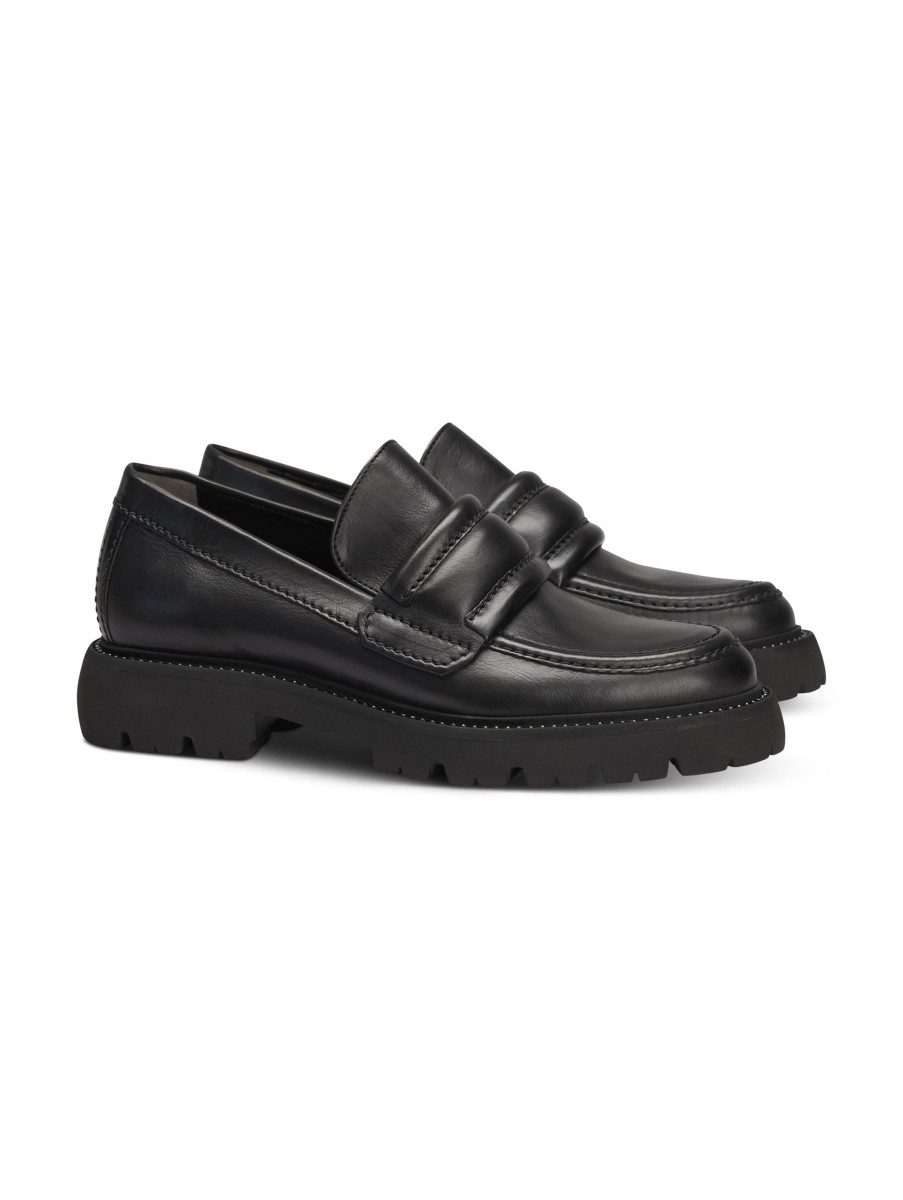 Frauen Kennel&Schmenger Halbschuhe | Loafer Soft-Calf-Leder Schwarz