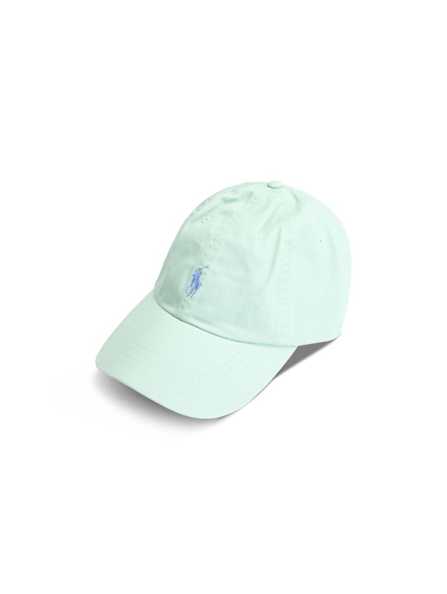 Manner Polo Ralph Lauren Men Hute & Mutzen | Cap Mit Logo Grun