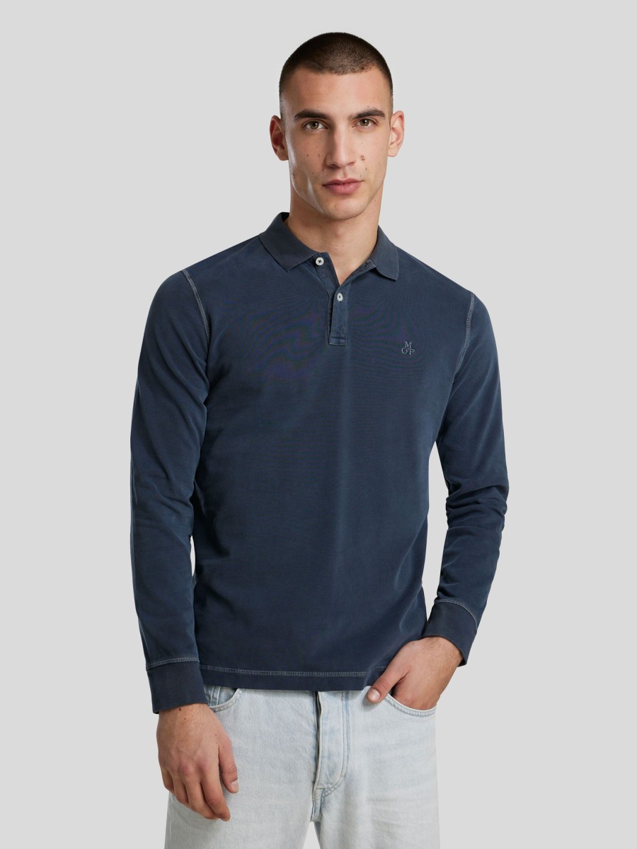 Manner Marc O Polo-Shirts | Polo-Shirt Im Regular Fit Marine