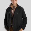 Manner Marc O Jacken | Cabanjacke Aus Wolle Schwarz