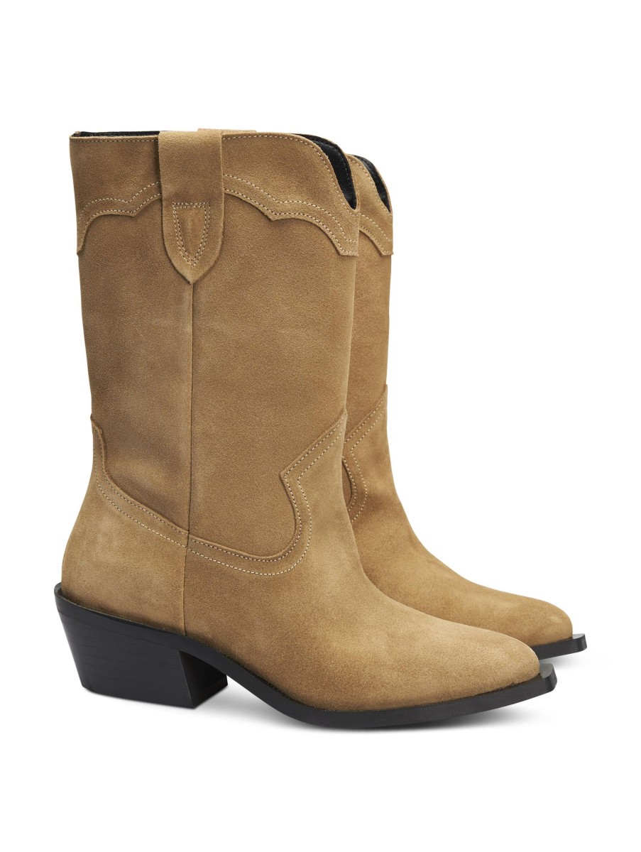 Frauen Pauline Stiefel | Cowboy Stiefel Beige