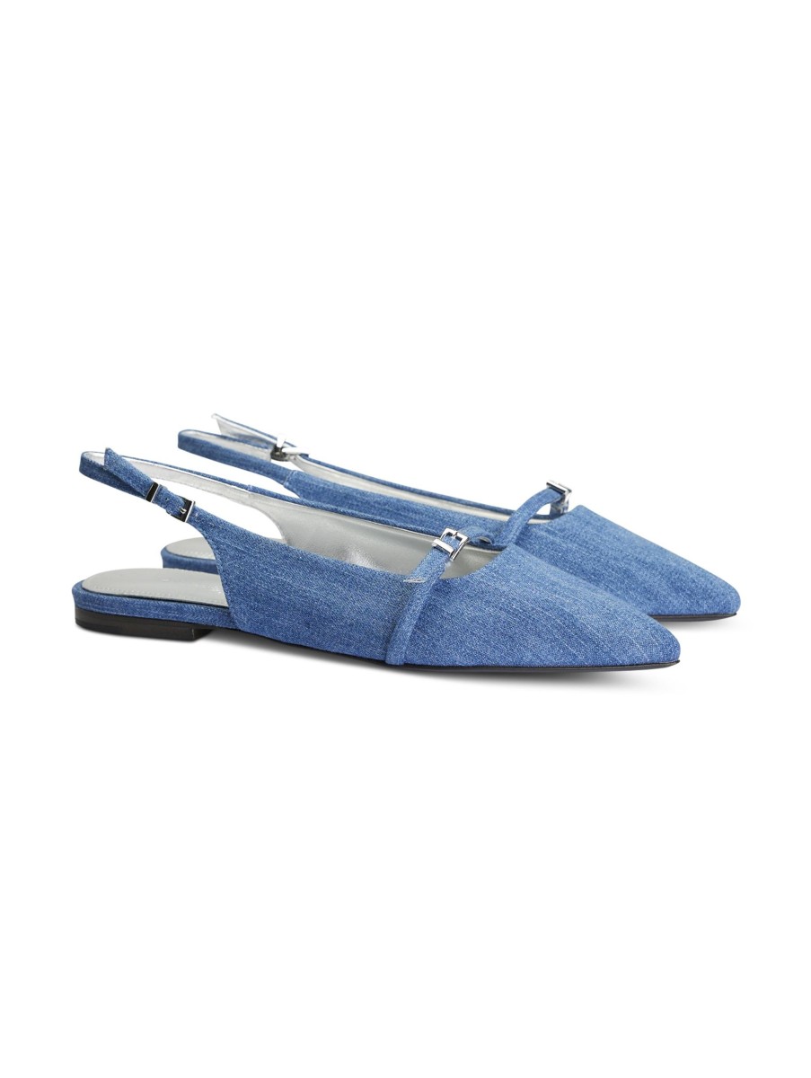 Frauen Kennel&Schmenger Ballerinas | Slingback Ballerina Greta Lightdenim