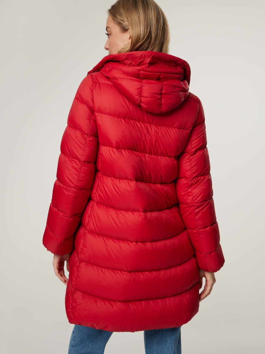 Frauen Leonardo Mantel | Daunenjacke Rot