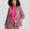 Frauen iBlues Anzuge | Tweedblazer Kuban Pink