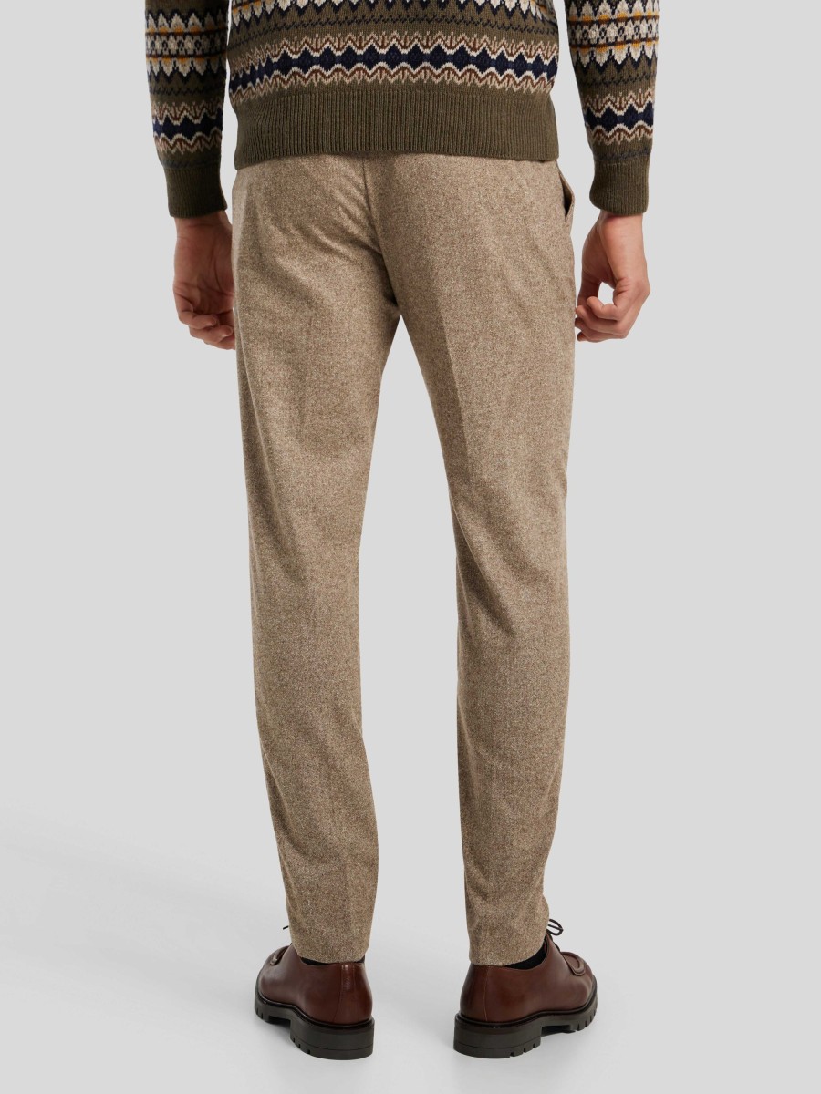 Manner Tommy Hilfiger Hosen | Chino Im Slim Fit Camel