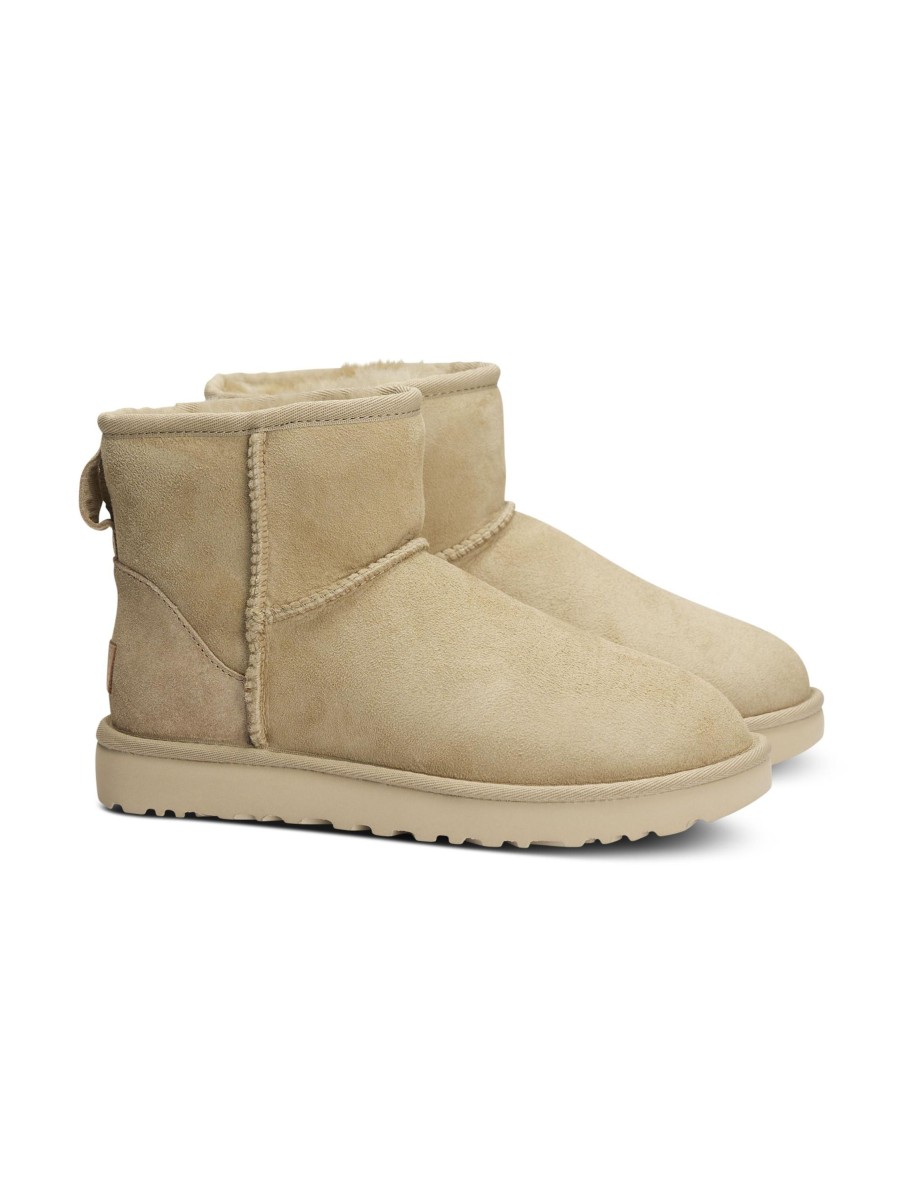 Frauen Ugg Stiefel | Boots Classic Mini Ii Beige